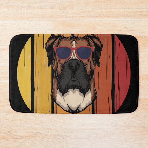 Item preview, Perro Boxer Retro designed and sold by Uppercase Tees.