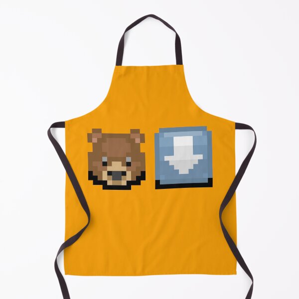 Item preview, Bear emoji Down emoji designed and sold by Shy Guy's Pixels.