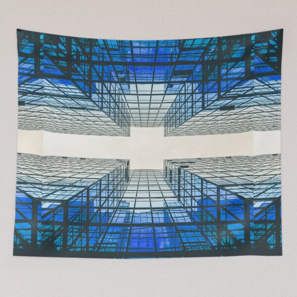 Item preview, Abstract Stripes Shapes Pattern Bed Sheet or Frock Design designed and sold by PodiShawna.