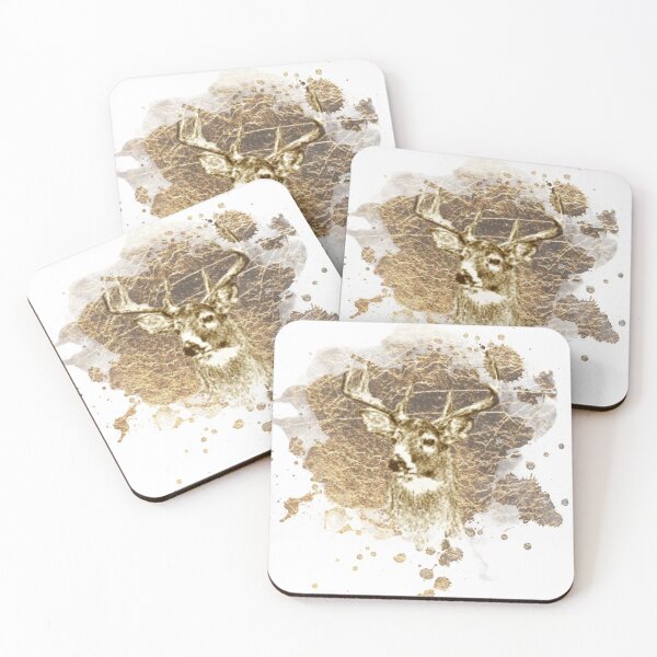 Item preview, Abstract sepia design with deer designed and sold by SandraC-Duarte.