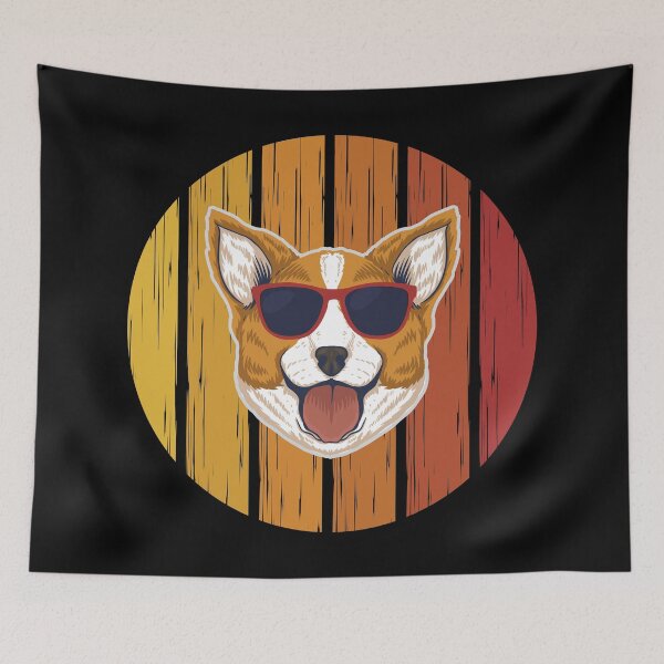 Item preview, Retro Corgi designed and sold by Uppercase Tees.