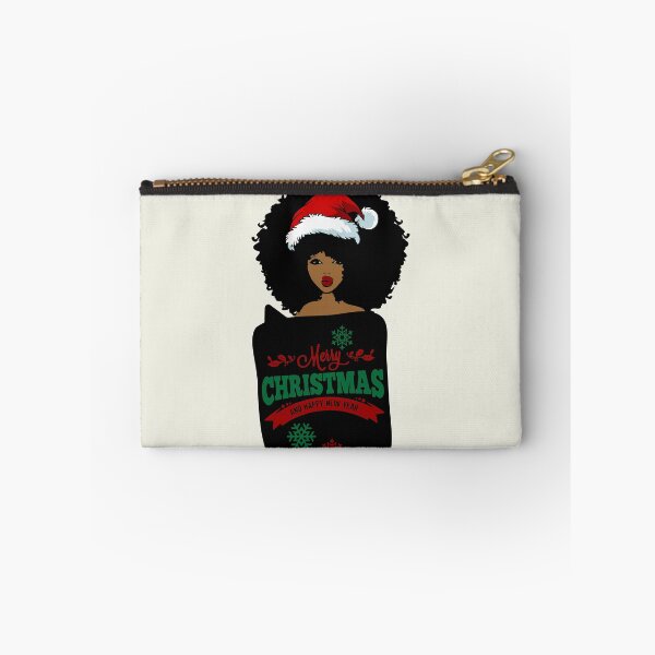 Item preview, Merry Christmas, Christmas, New Year, Christmas Girl, Afro Woman, Afro Lady designed and sold by ArtHolidayPrint.