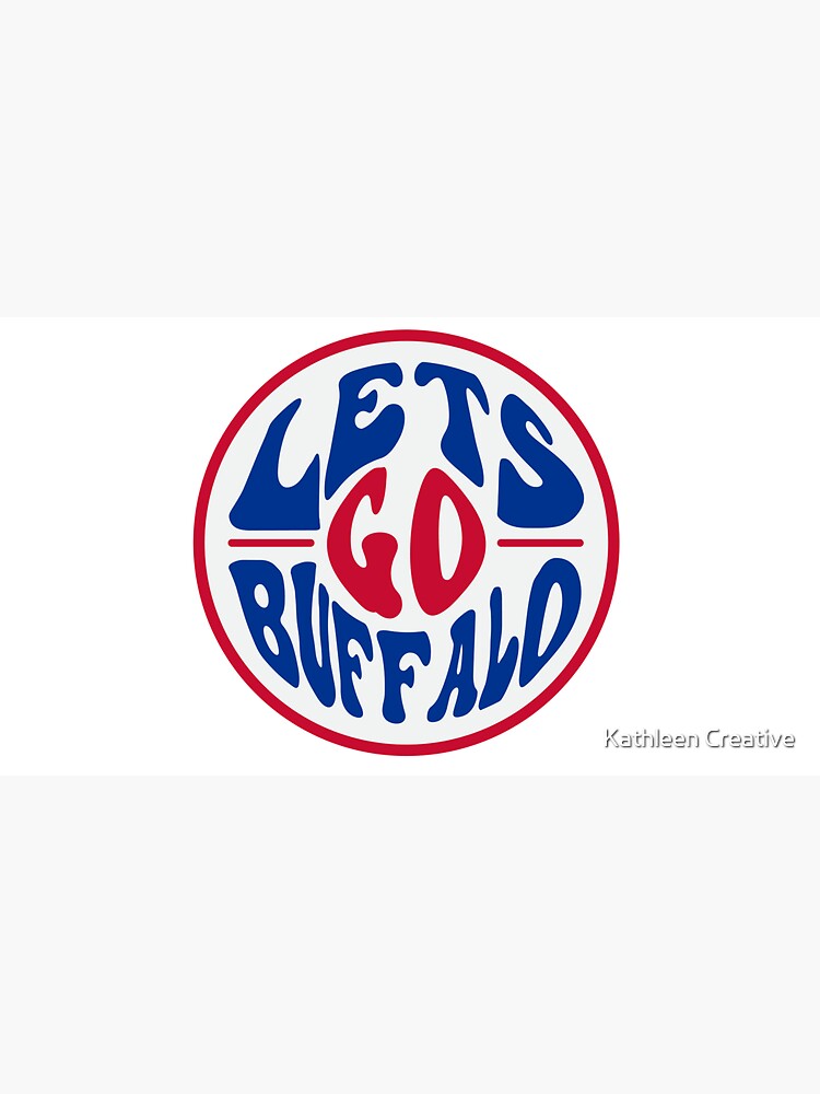 Let's Go Buffalo Retro Buffalo Bills Sticker for Sale by Kathleen Creative