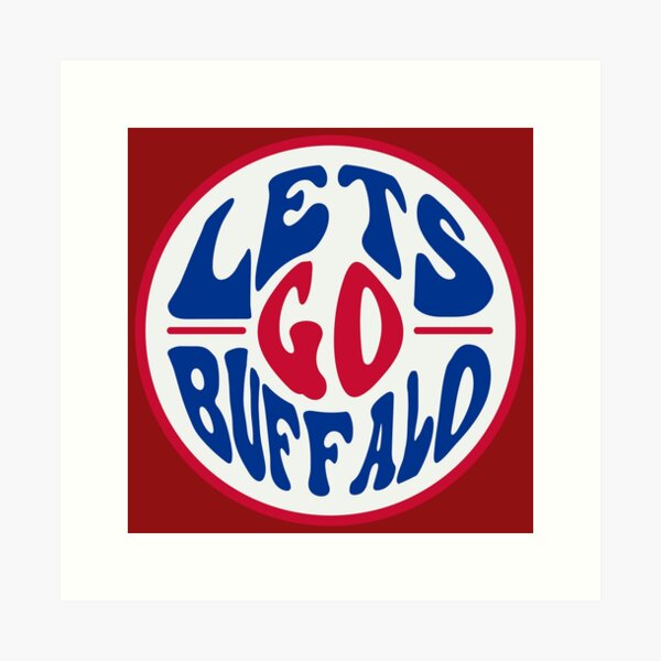 Buffalo Bills Gaty Sketch Emblem – GL Canvas Print Art