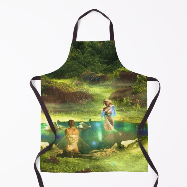 Item preview, Fairies at a pond in the fantasy forest designed and sold by brendanre.