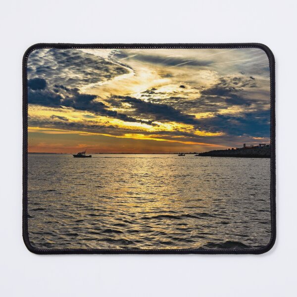 Item preview, Sunset at Hampton Roads Bridge Tunnel designed and sold by ShorelineImages.