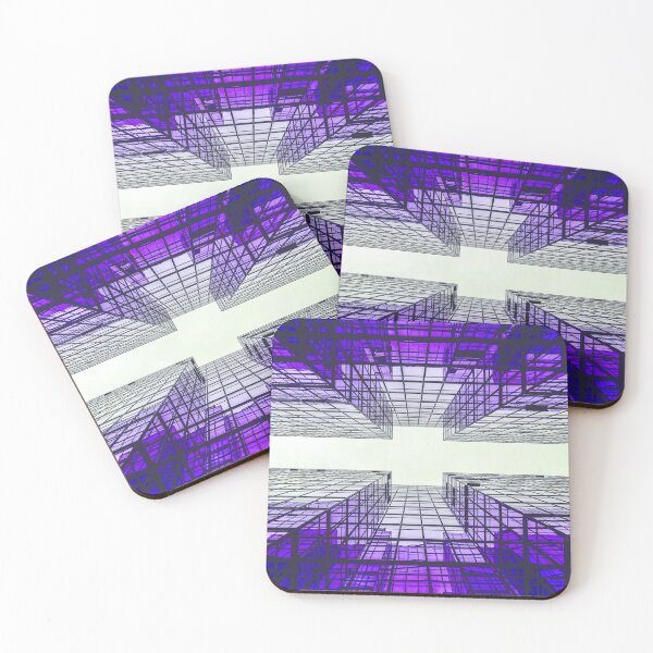 Item preview, Abstract Stripes Shapes Pattern Bed Sheet or Frock Design designed and sold by PodiShawna.