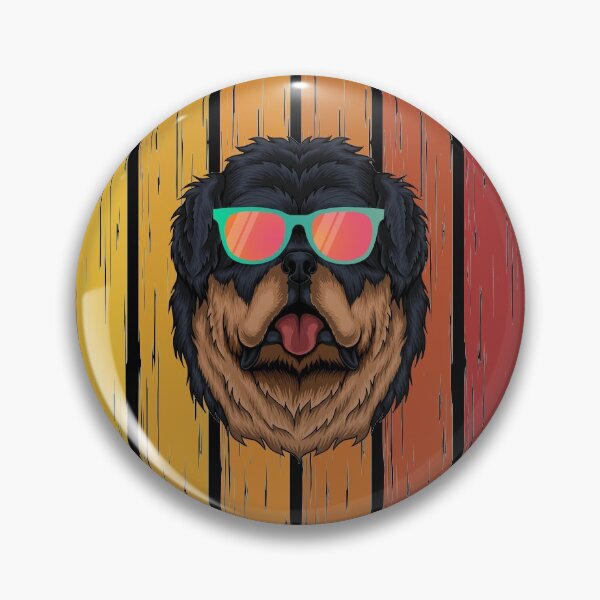 Item preview, Retro Tibetan Mastiff  designed and sold by Uppercase Tees.