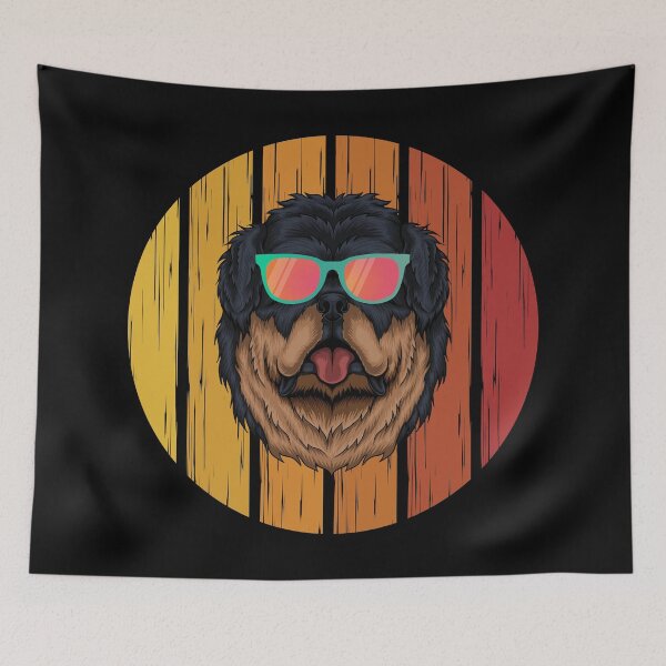 Item preview, Retro Tibetan Mastiff  designed and sold by Uppercase Tees.