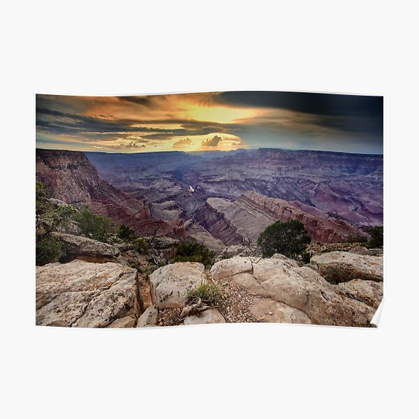 Grand Canyon Sundown Poster
