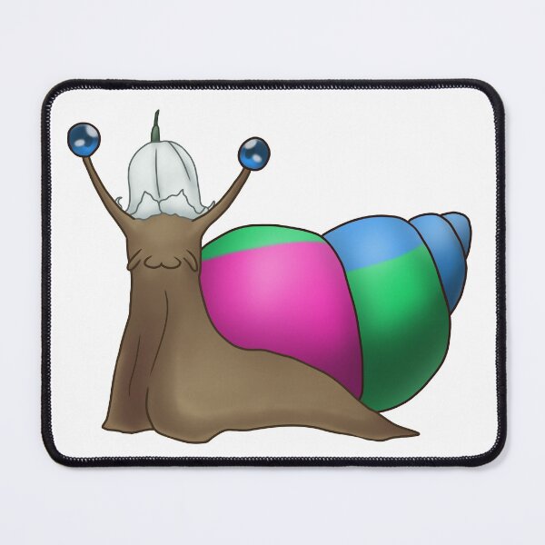 Item preview, Polysexual Polyromantic Pride Snail with Flower Hat designed and sold by PrideSnails.