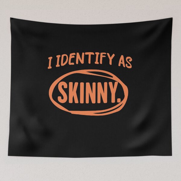 Item preview, I identify as skinny I'm Fat But I Am Trans-Slender funny fat  graphic designed and sold by teesBYAlioui.