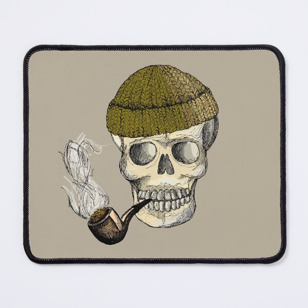 Item preview, fisherman skull olive designed and sold by Salt & Keep.