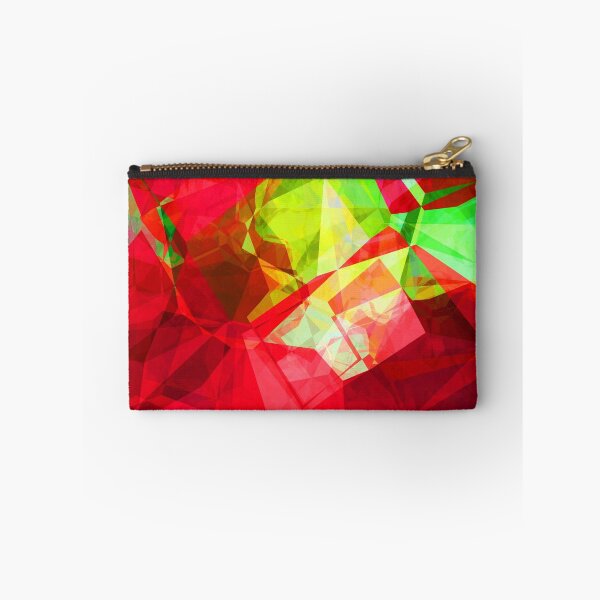 Item preview, Mixed color Poinsettias 1 Abstract Polygons 1 designed and sold by TravelPhotoArt.