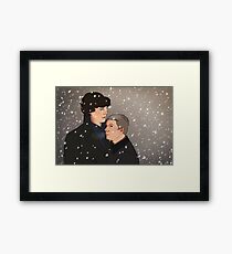 In the snow Framed Print