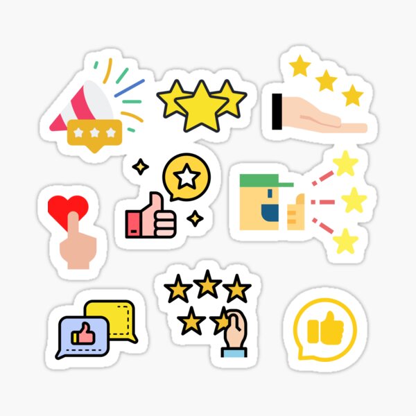 Item preview, Get Good Reviews And Ratings Set Pack designed and sold by Red-ElYoubi.