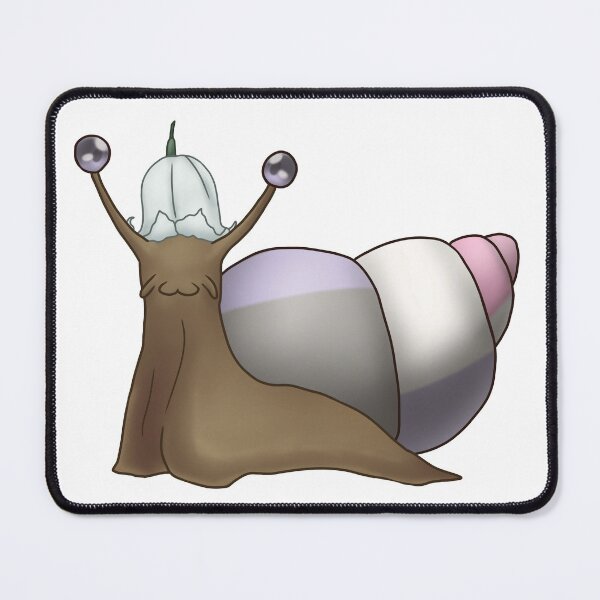 Item preview, Cupiosexual Cupioromantic Pride Snail with Flower Hat designed and sold by PrideSnails.
