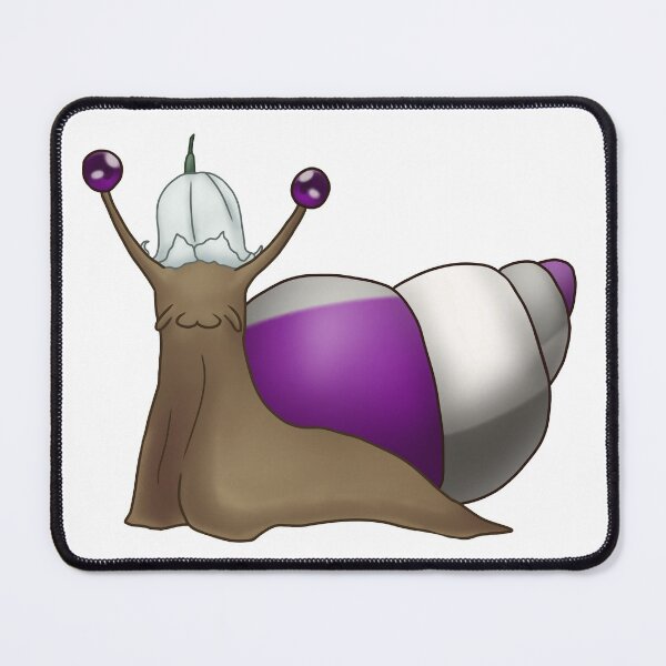 Item preview, Gray Ace Greysexual Pride Snail with Flower Hat designed and sold by PrideSnails.