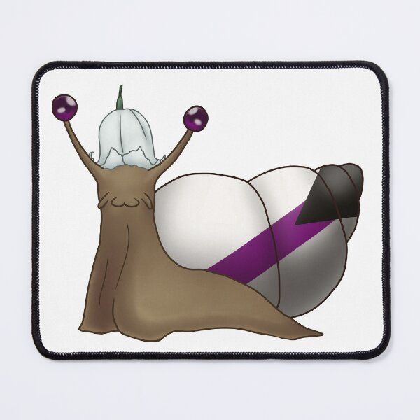 Item preview, Demisexual Pride Snail with Flower Hat designed and sold by PrideSnails.