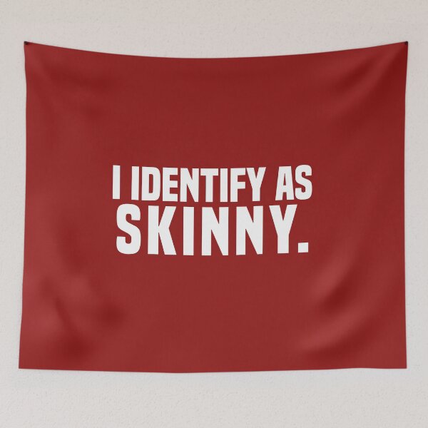 Item preview, I identify as skinny I'm Fat But I Am Trans-Slender funny fat  graphic designed and sold by teesBYAlioui.