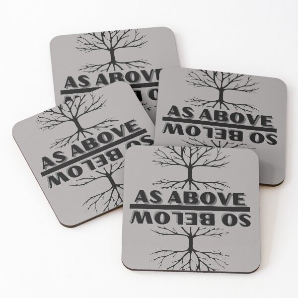 Item preview, AS ABOVE SO BELOW Backward Letters designed and sold by jmed70.
