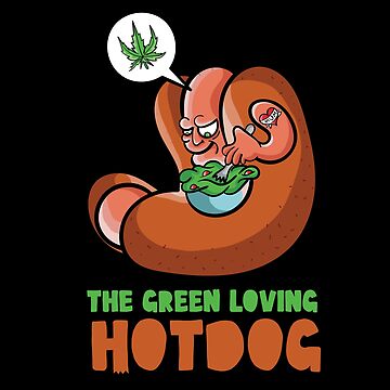 Artwork thumbnail, The green loving Hot Dog by artztur