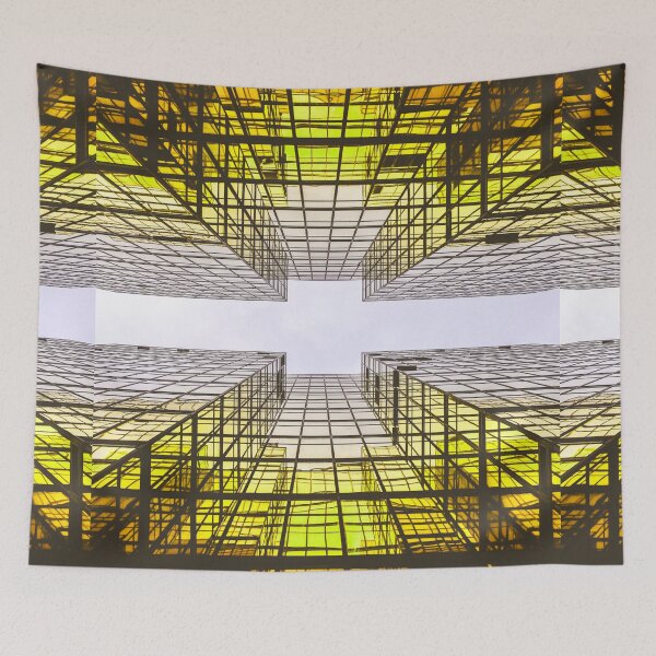 Item preview, Abstract Stripes Shapes Pattern Bed Sheet or Frock Design 5 designed and sold by PodiShawna.
