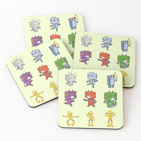 Item preview, Robot Set Pack- Funny Facial Expressions Robot Set Pack designed and sold by Red-ElYoubi.
