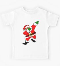 Camiseta para niños Dab Black Santa