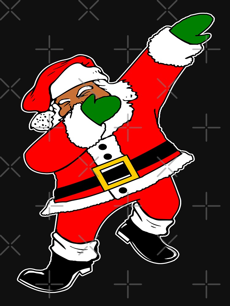 Thumbnail 7 of 7, Classic T-Shirt, Dab Black Santa designed and sold by EthosWear.