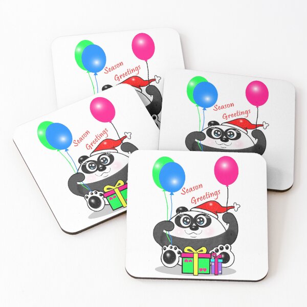 Item preview, Season greetings  - Merry christmas - Panda  designed and sold by Shirley cute art .