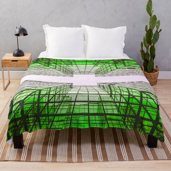 Item preview, Abstract Stripes Shapes Pattern Bed Sheet or Frock Design 6 designed and sold by PodiShawna.
