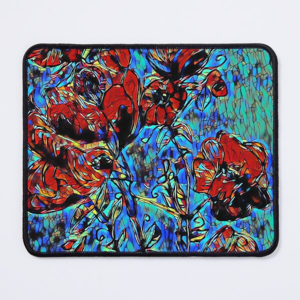 Item preview, Poppies Stained Glass Effect designed and sold by EloiseArt.