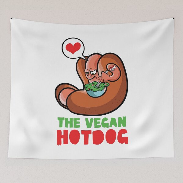 Item preview, The Vegan Hot Dog designed and sold by artztur.