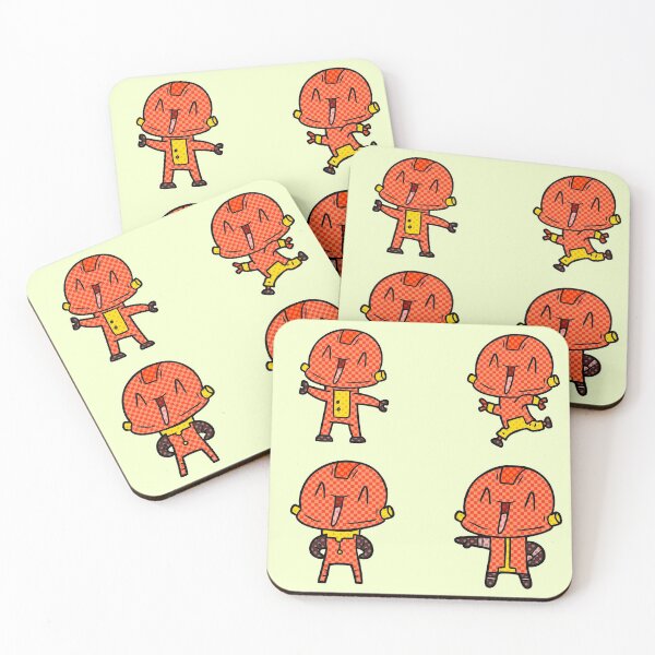 Item preview, Cute Kawaii Robot Set Pack- Funny Facial Expressions Robot Set Pack designed and sold by Red-ElYoubi.