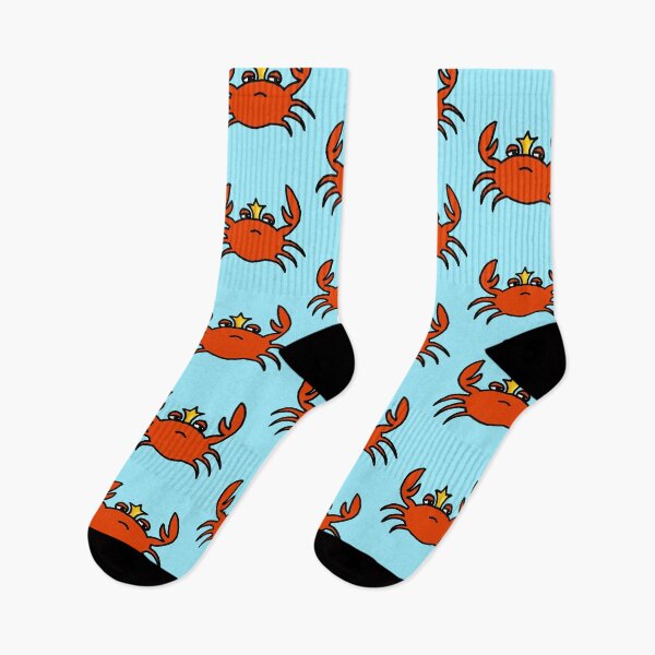 Item preview, King crab kawaii chibi crab cutie designed and sold by NerdyChibi.