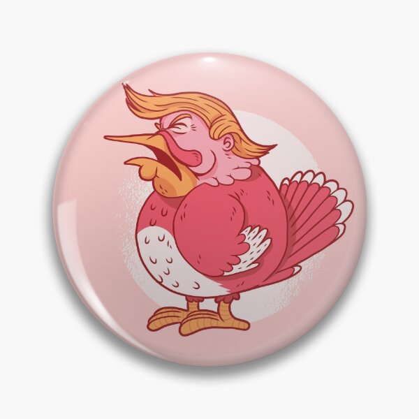 Artikelvorschau, Lustiger Donald Trump Thanksgiving Truthahn Pink entworfen und verkauft von Gossip Rag.