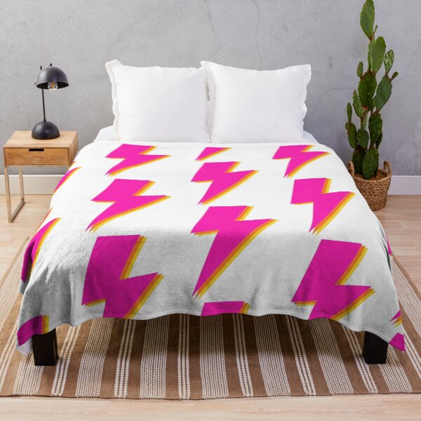 Item preview, pink orange yellow lightning bolt designed and sold by kgmcg.