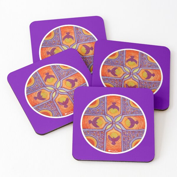 Item preview, Messenger of Spirit Original Mandala by Mary How designed and sold by Create MORE with Mary How.
