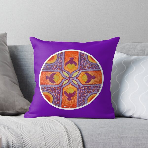 Messenger of Spirit Throw Pillow