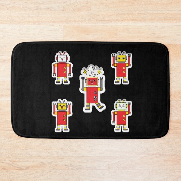Item preview, Cute Robot Set Pack- Funny Facial Expressions Robot Set Pack designed and sold by Red-ElYoubi.