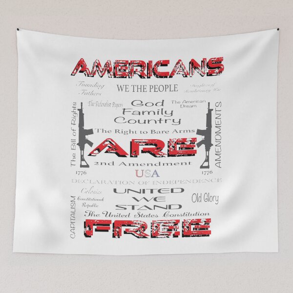 Item preview, Americans Are Free designed and sold by The Levee Designs.