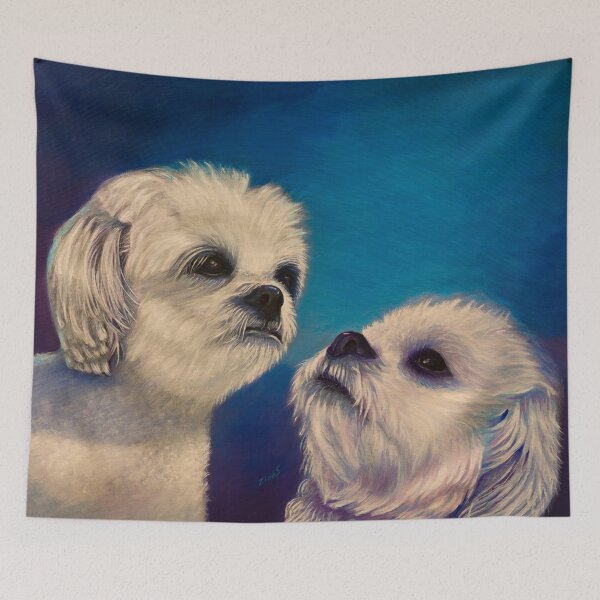 Item preview, Two puppies designed and sold by Zina Stromberg.