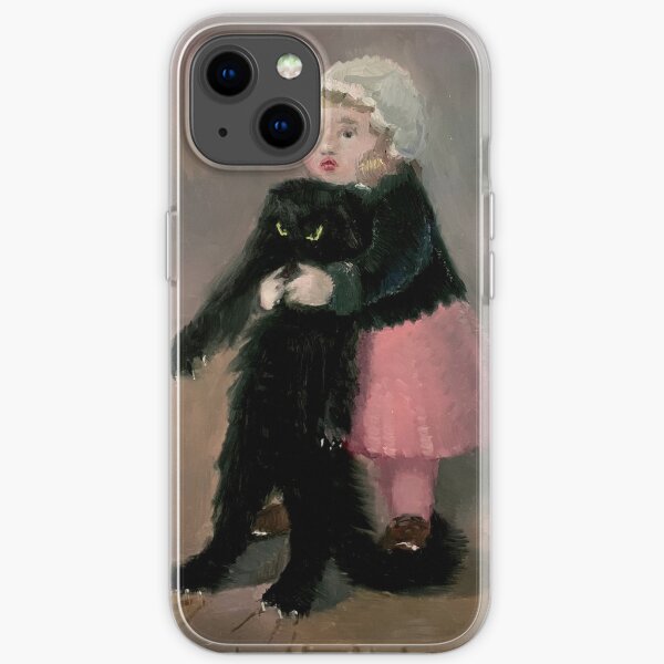 Satan after Steinlen iPhone Soft Case