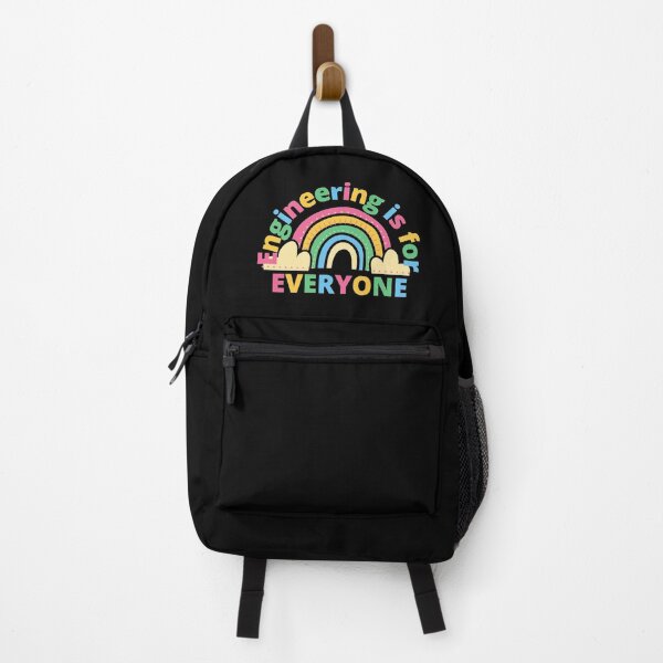 Item preview, Engineering is for everyone black background designed and sold by IvyFlynn.