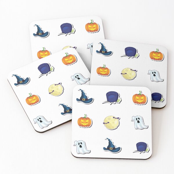 Item preview, 9 Halloween Stickers for the Price of One! designed and sold by ittybittyowl.