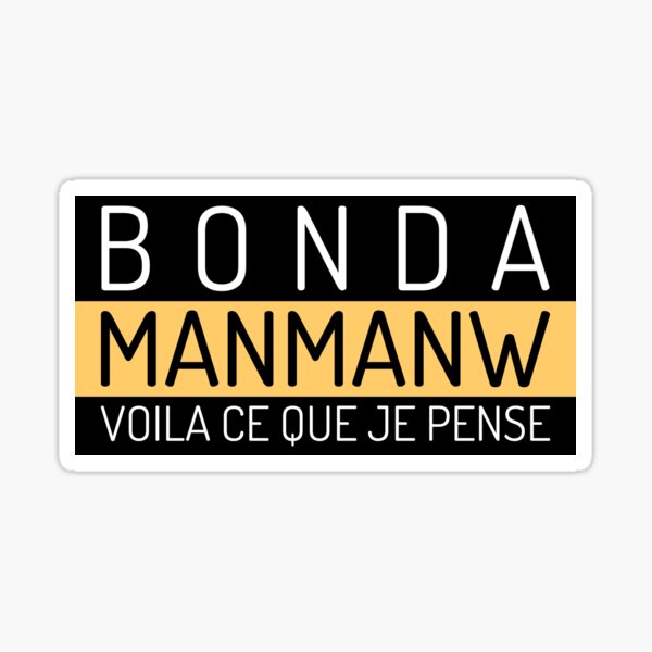 Item preview, Bonda Manmanw here is what I think - Creole - Martinique designed and sold by West indian touch.