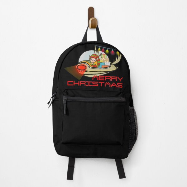 Item preview, Elf Flying a Rudolf Spacecraft Full Of Holiday Gifts - Merry Christmas designed and sold by ViewerEqualsPhoton.