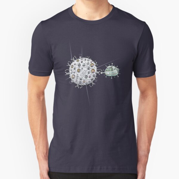 Alien Virus Slim Fit T-Shirt