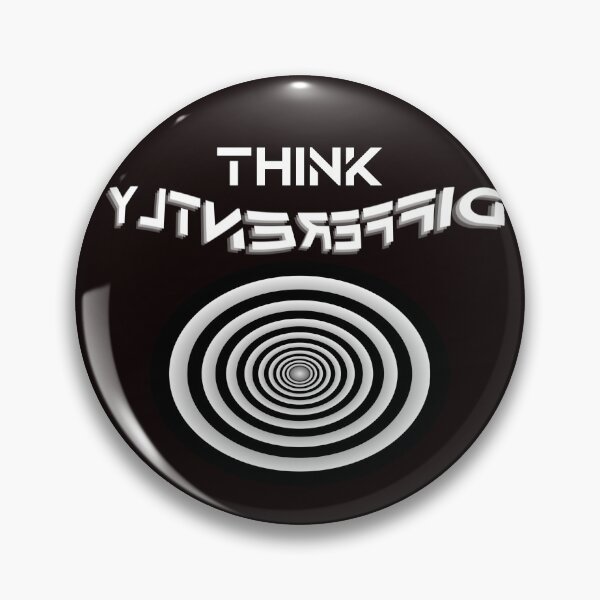 Item preview, THINK DIFFERENTLY BACKWARD LETTERS Psychedelic designed and sold by jmed70.
